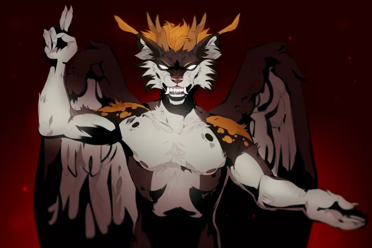 Me as Baphomet (by Zhizha aka Marina Ivankina)