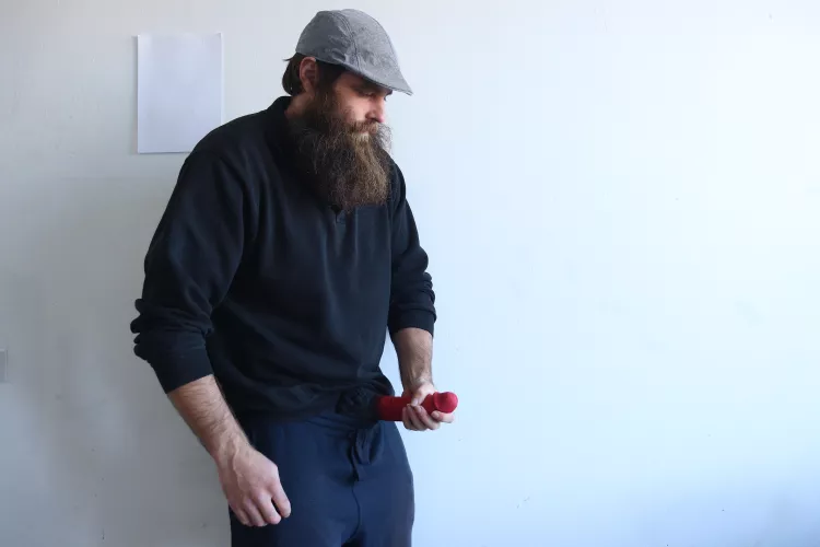 Me, while I'm holding a dildo in front of me