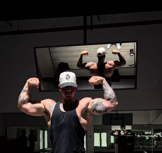 My arms could crush you 