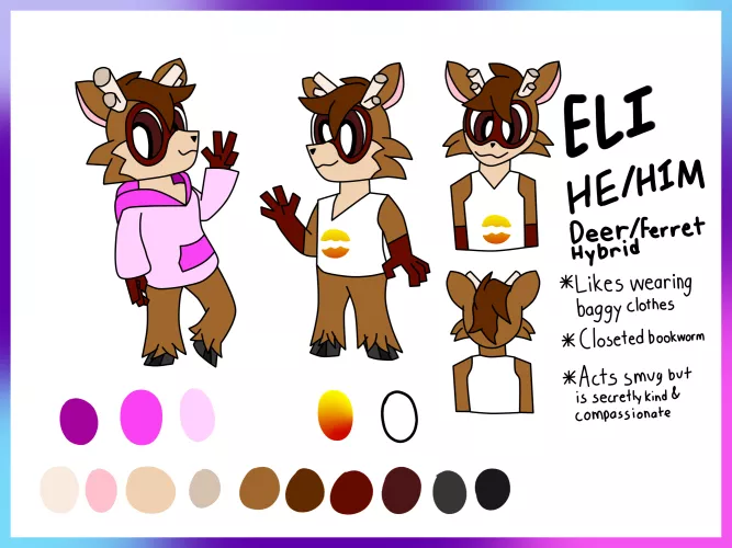 My first attempt at making a ref sheet