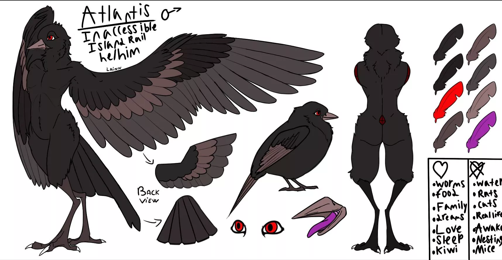 My fursona Atlantis base made by Lainn over on fur affinity and the character is mine