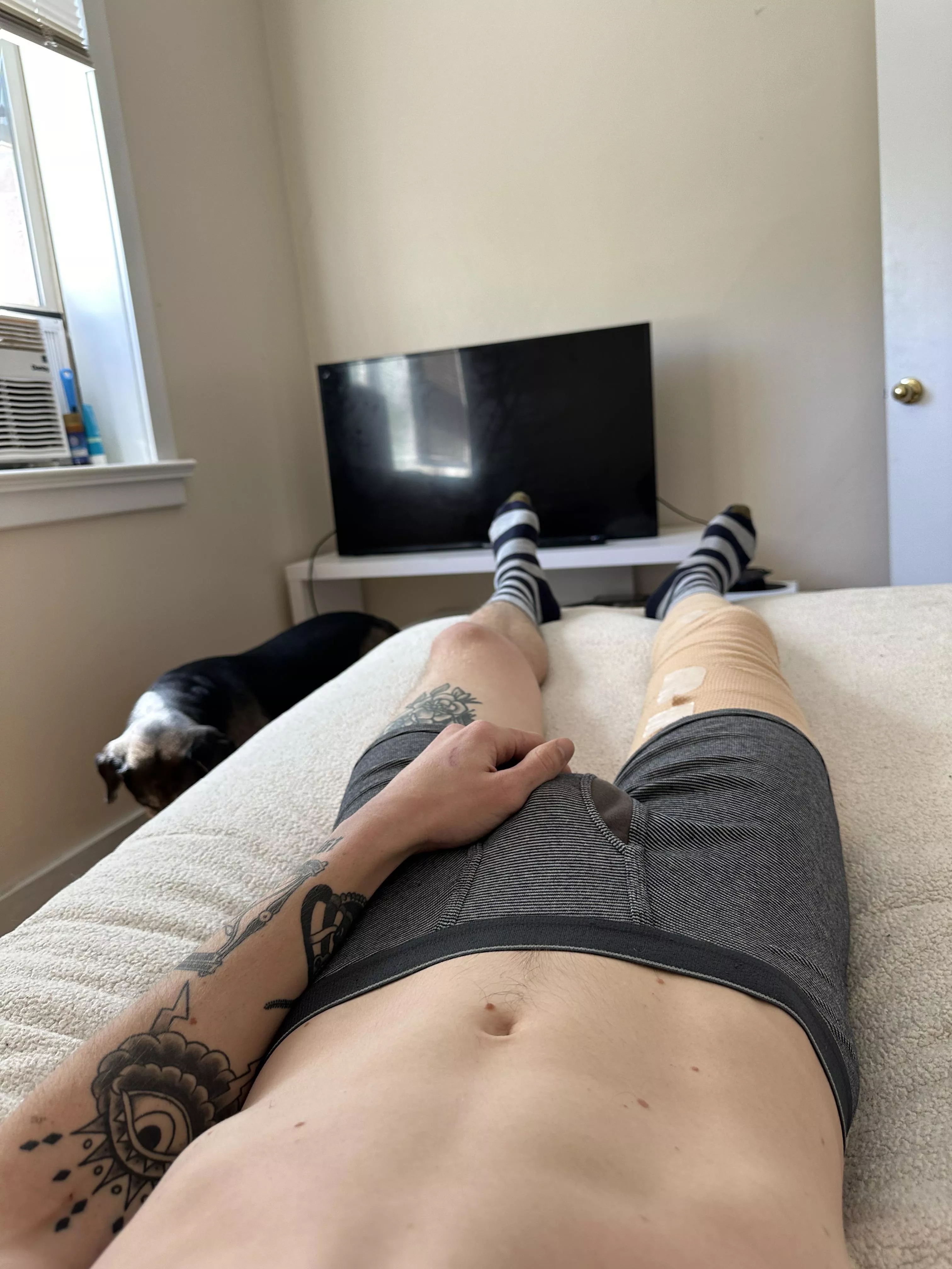 need someone to come lay with me.. 