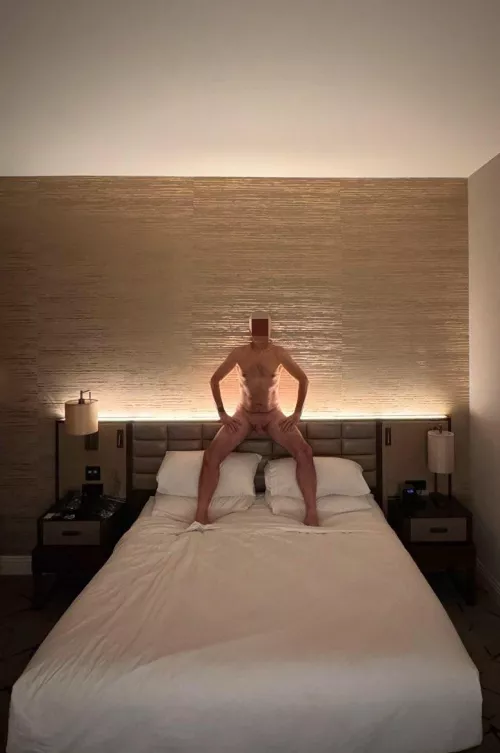 Next step after you walk in on me naked like this