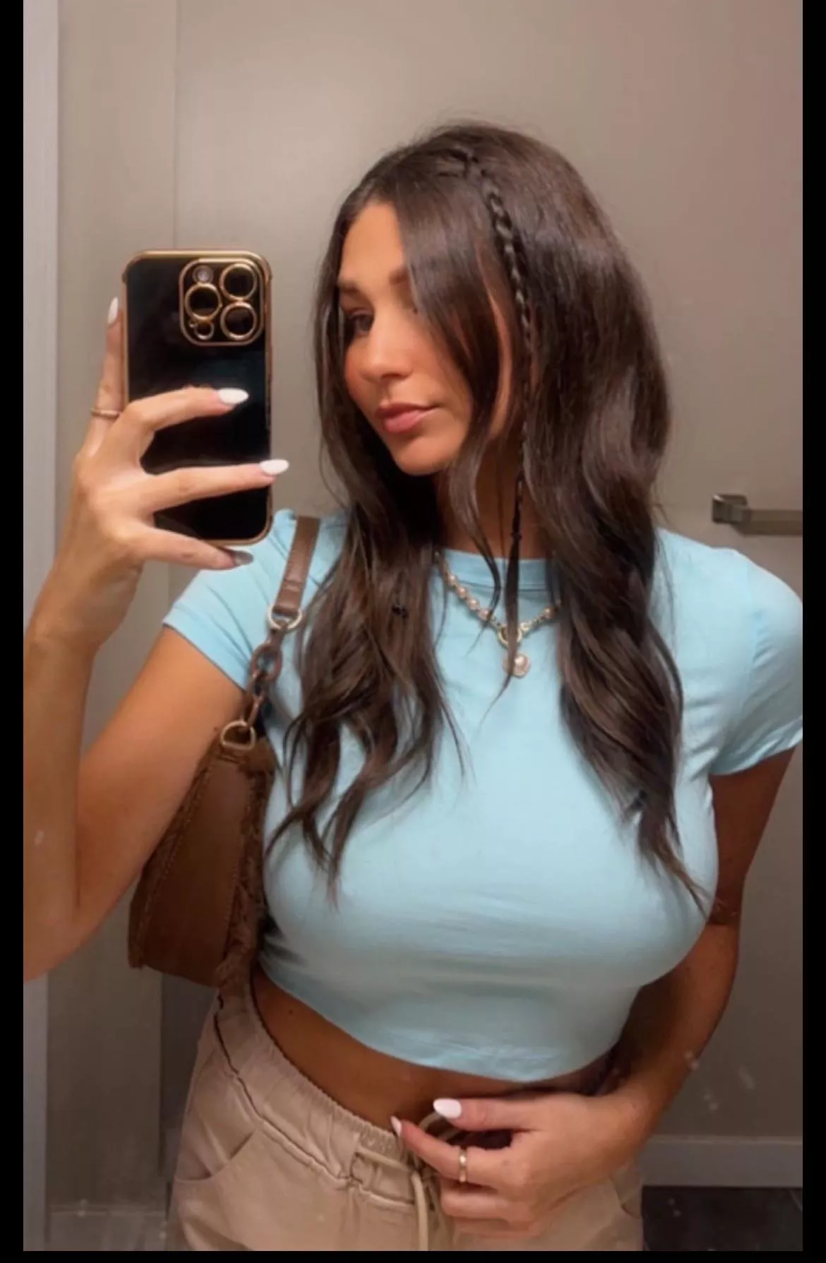 Nips barely poking through