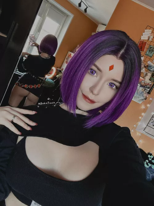 Raven cosplay by BakaFuwa 