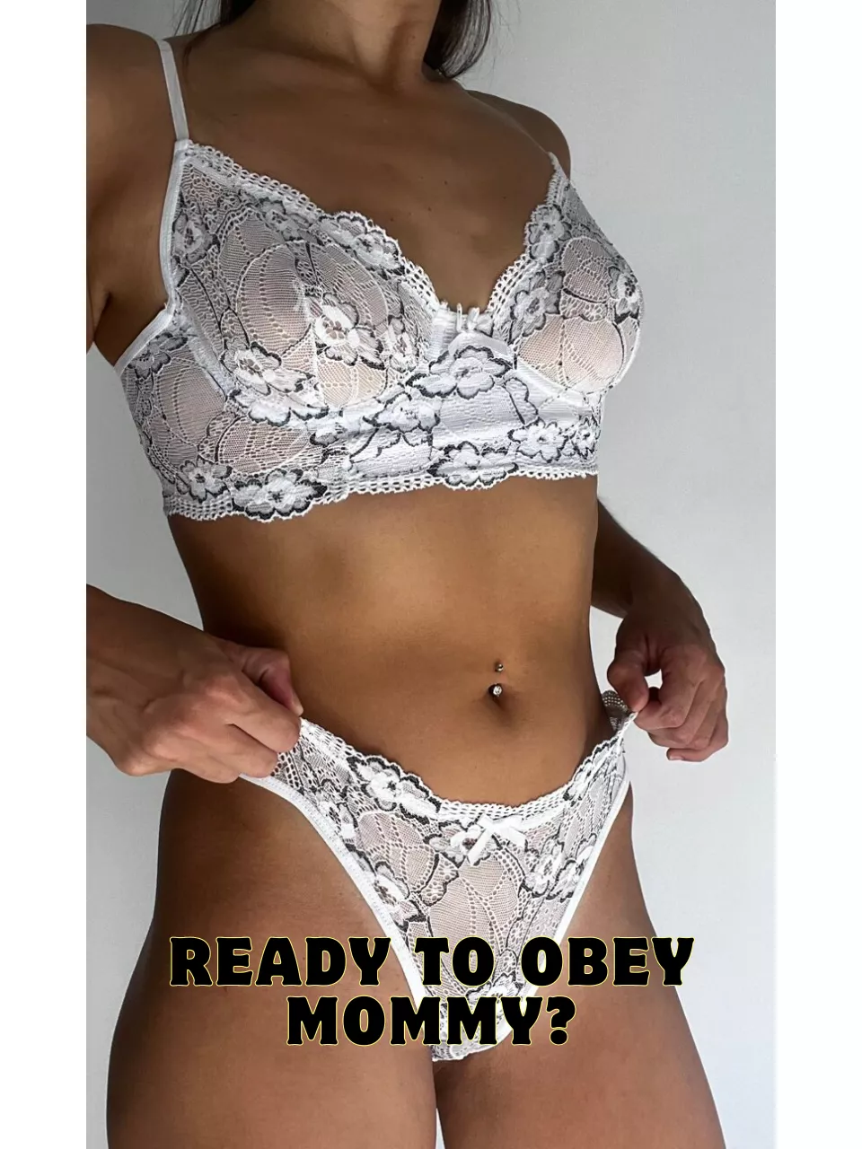 ready to obey mommy? ready to obey mommy?