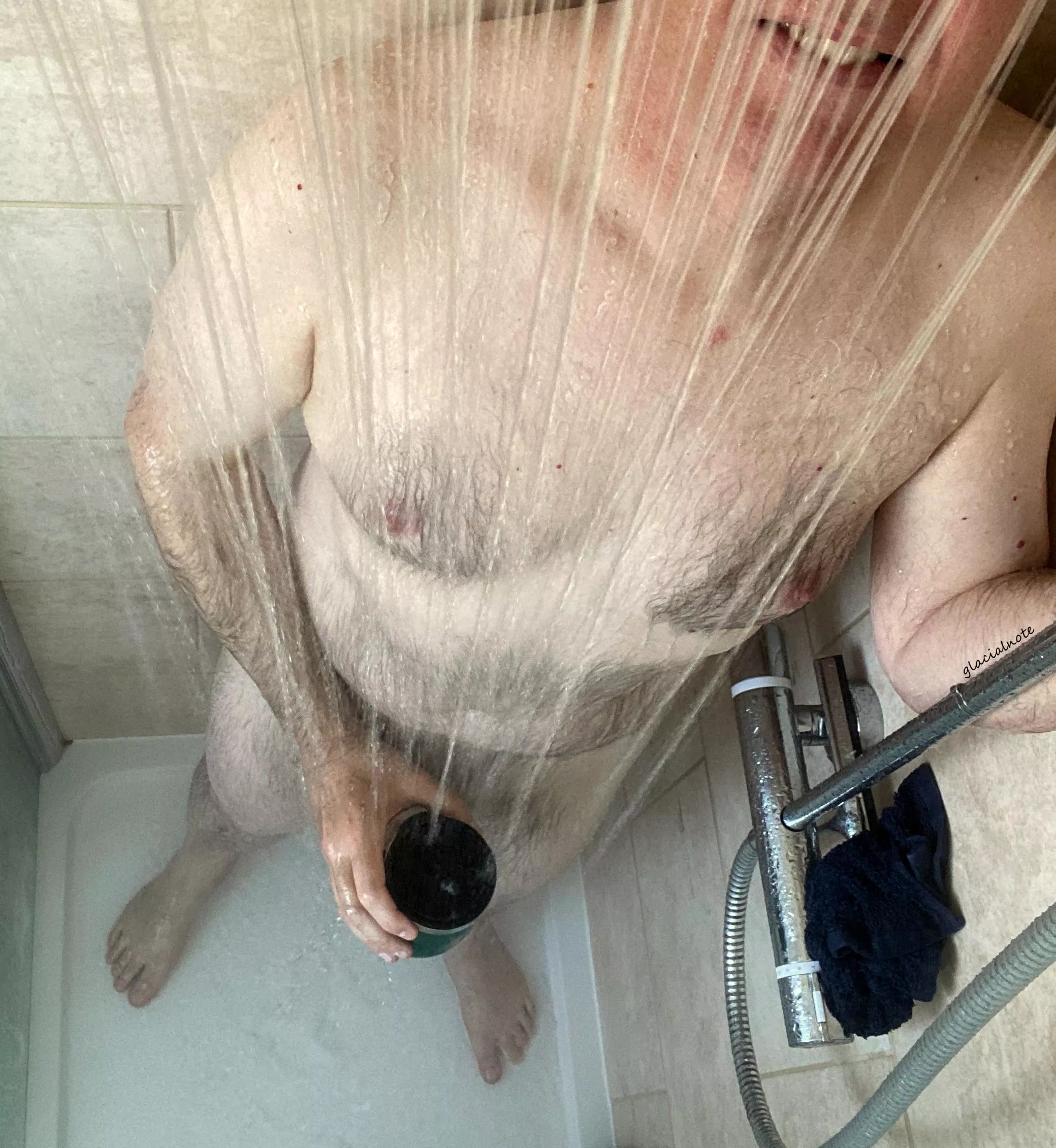Shower + Coffee = Happiness