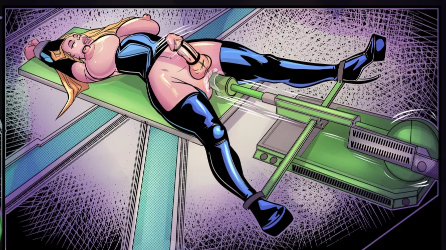 Sissy slave girl tied to machine 