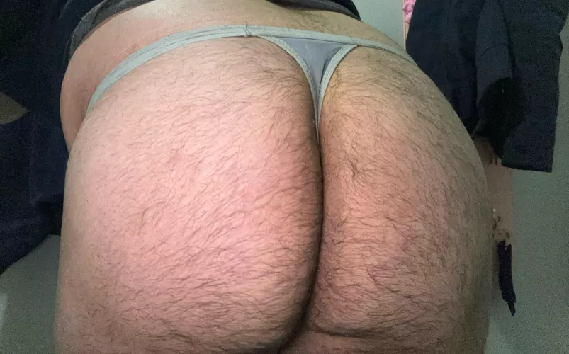 Still feeling my my wife’s thong