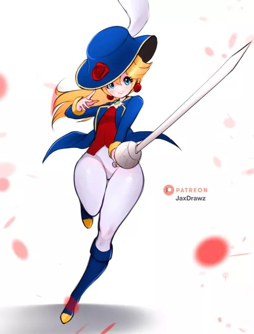 Swordfighter Peach ready for battle