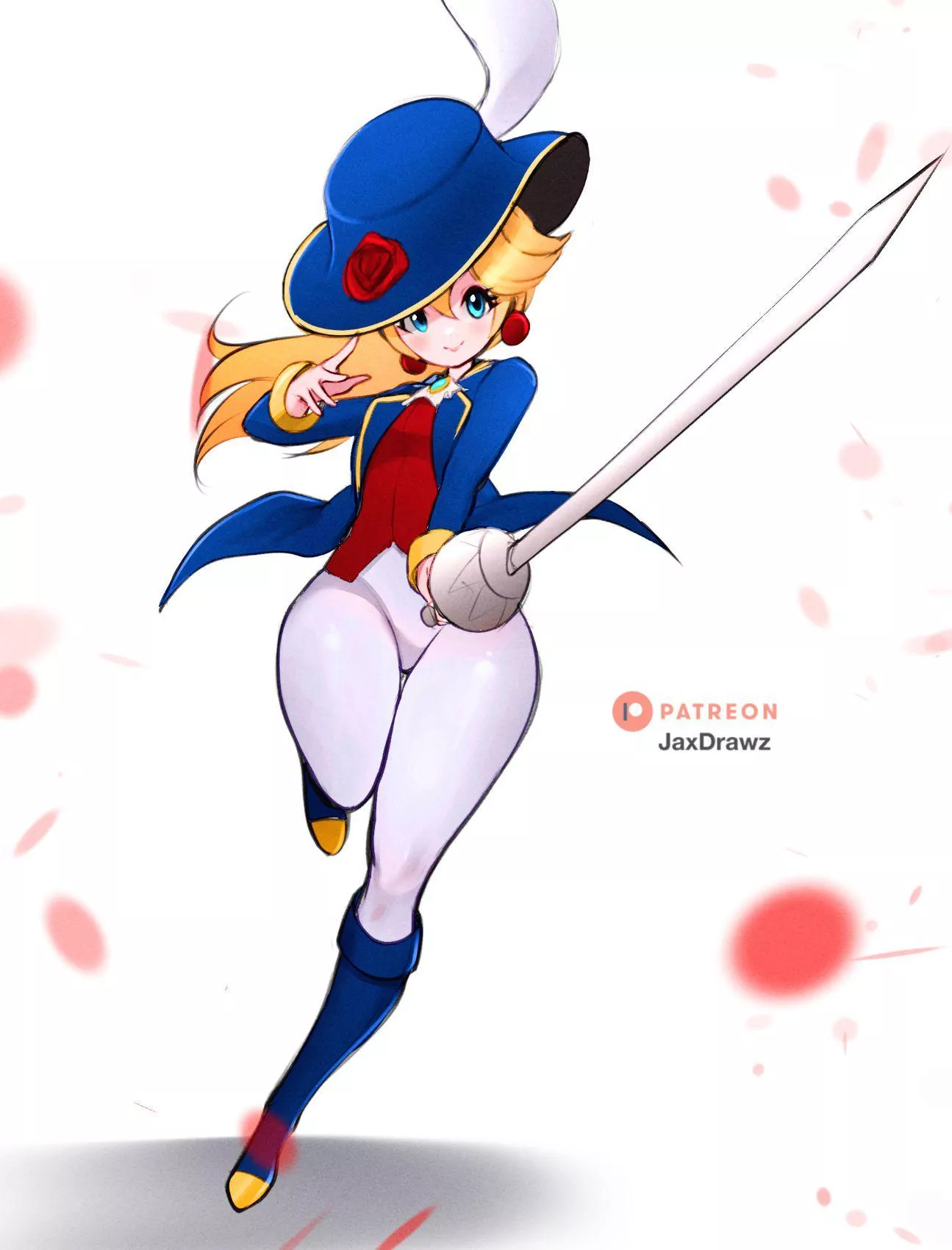 Swordfighter Peach ready for battle