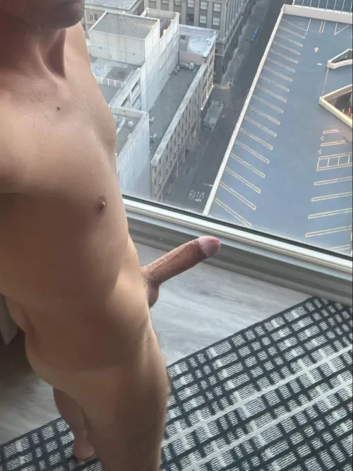 The chance of being seen is such a turn on.