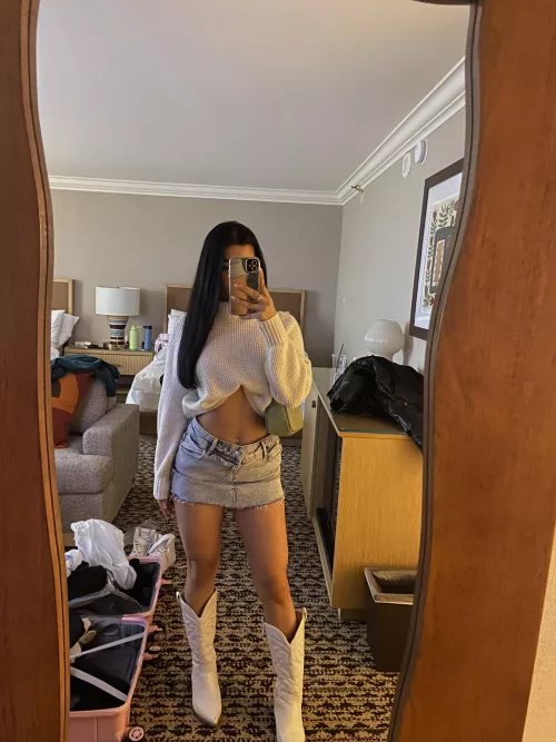 traded sneakers for boots 👢 