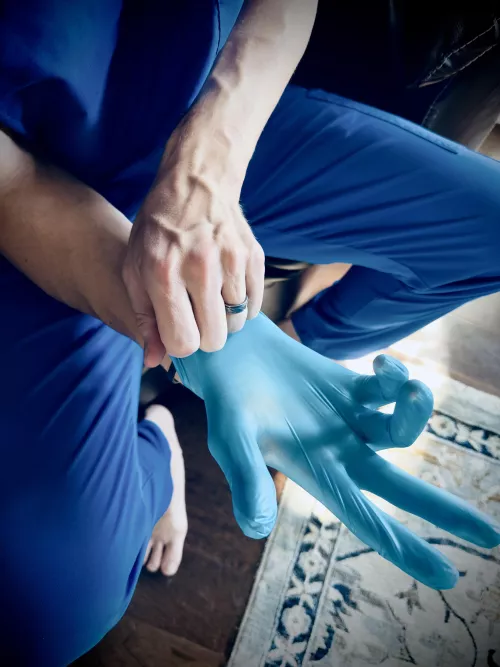 Who wants to be my next patient? I've got long, strong fingers.