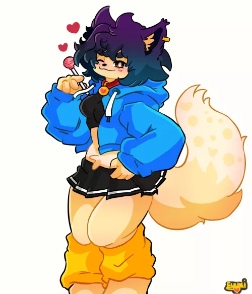 Winky face :3 (Art by me)