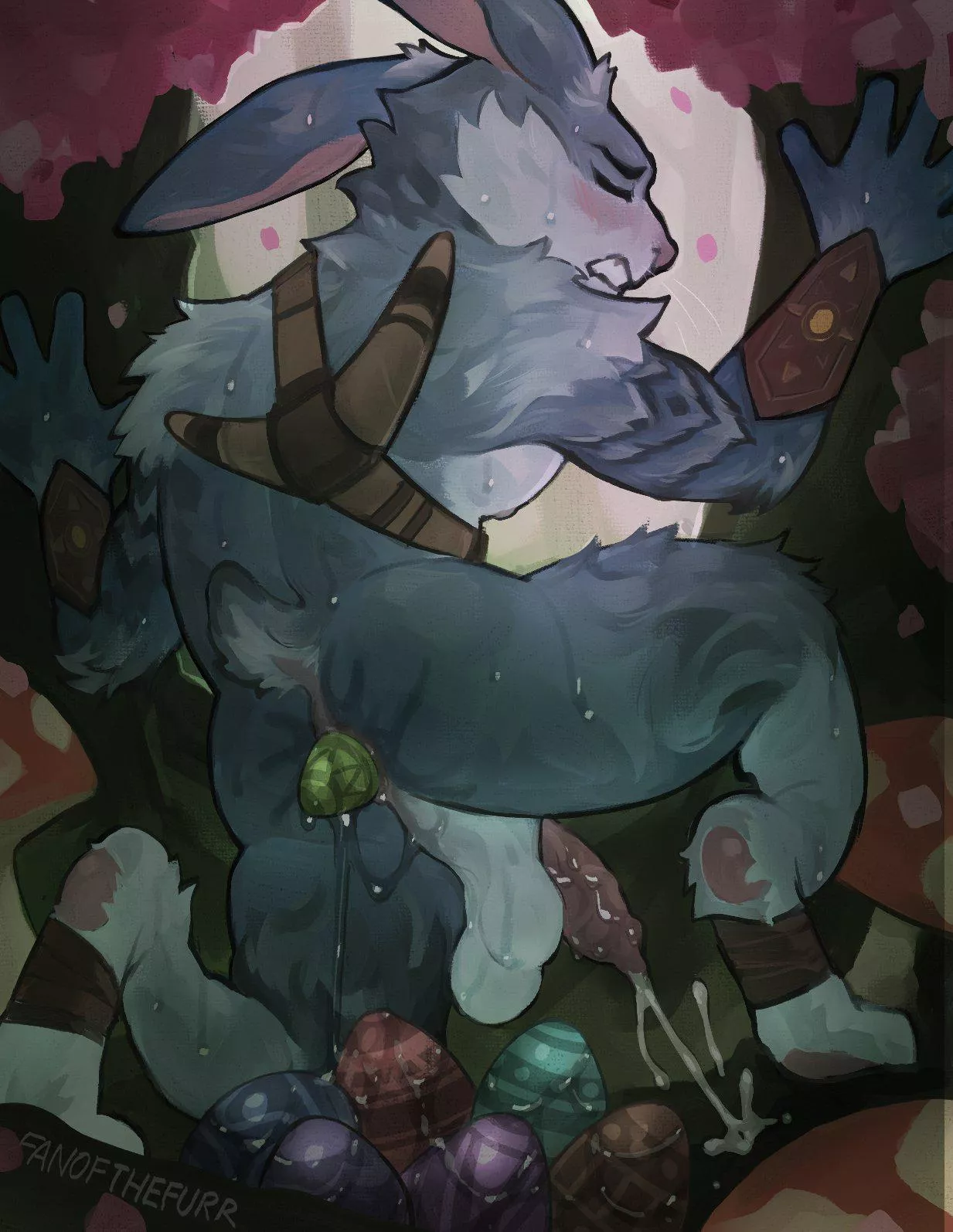 A lil' Bunnymund for today's easter by @fanofthefurr (we need more Bunnymund)