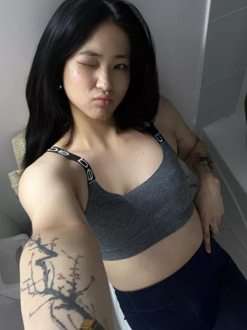 A little workout fit for my Asian body🥰
