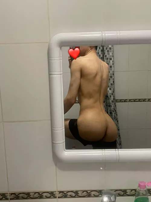 About to take a shower