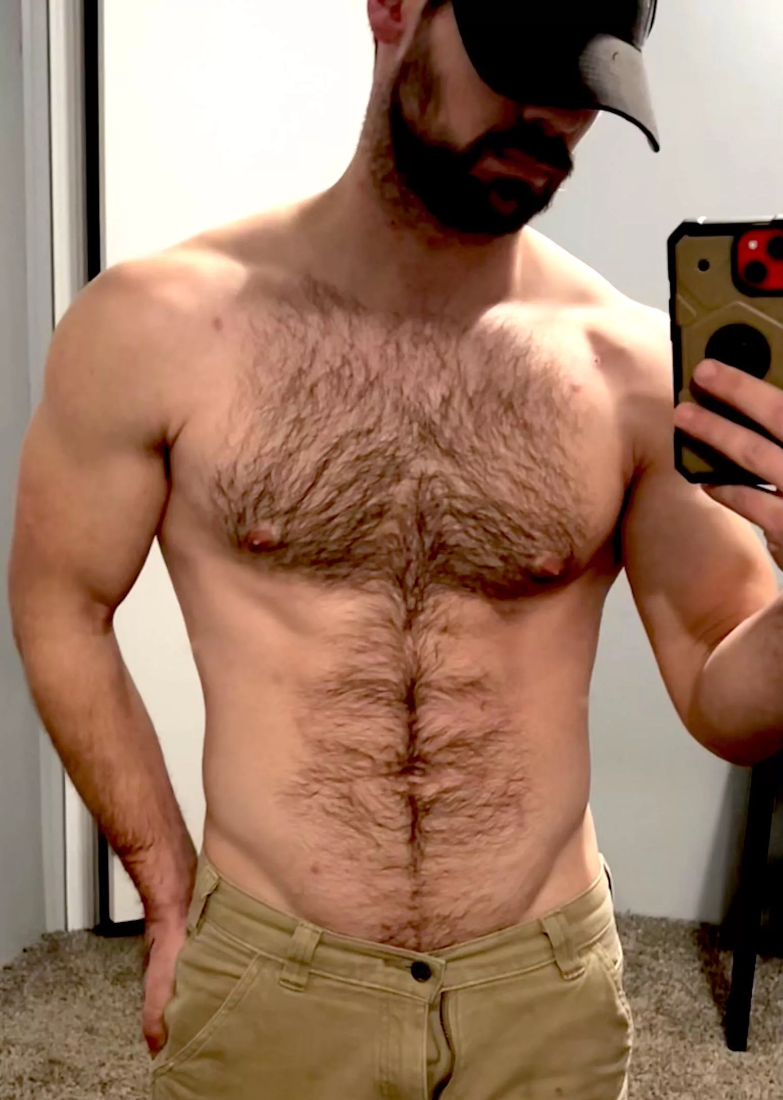 After working all day 