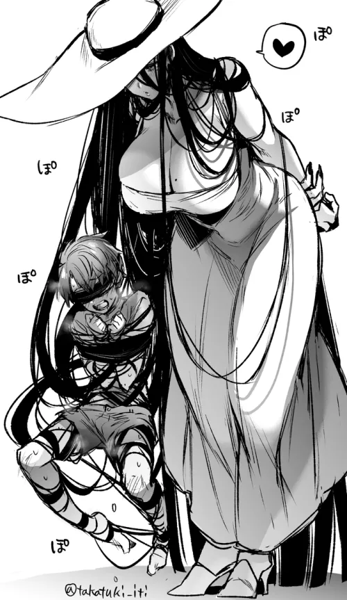 Another innocent victim caught by a monster (takatuki iti)