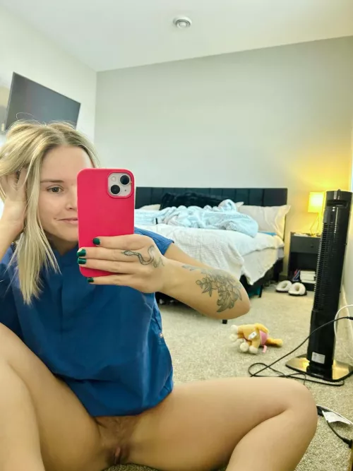 Be honest, do you ever wonder what your nurse is wearing under her scrubs?