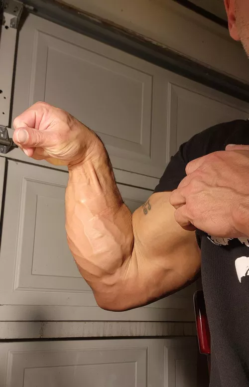 Big forearms equal hard life