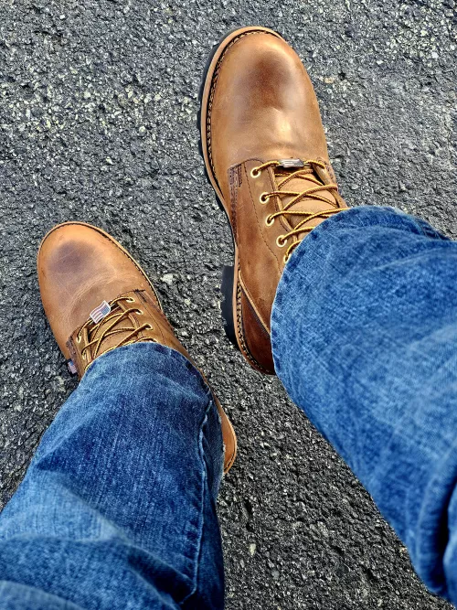 Boots and boot cut jeans