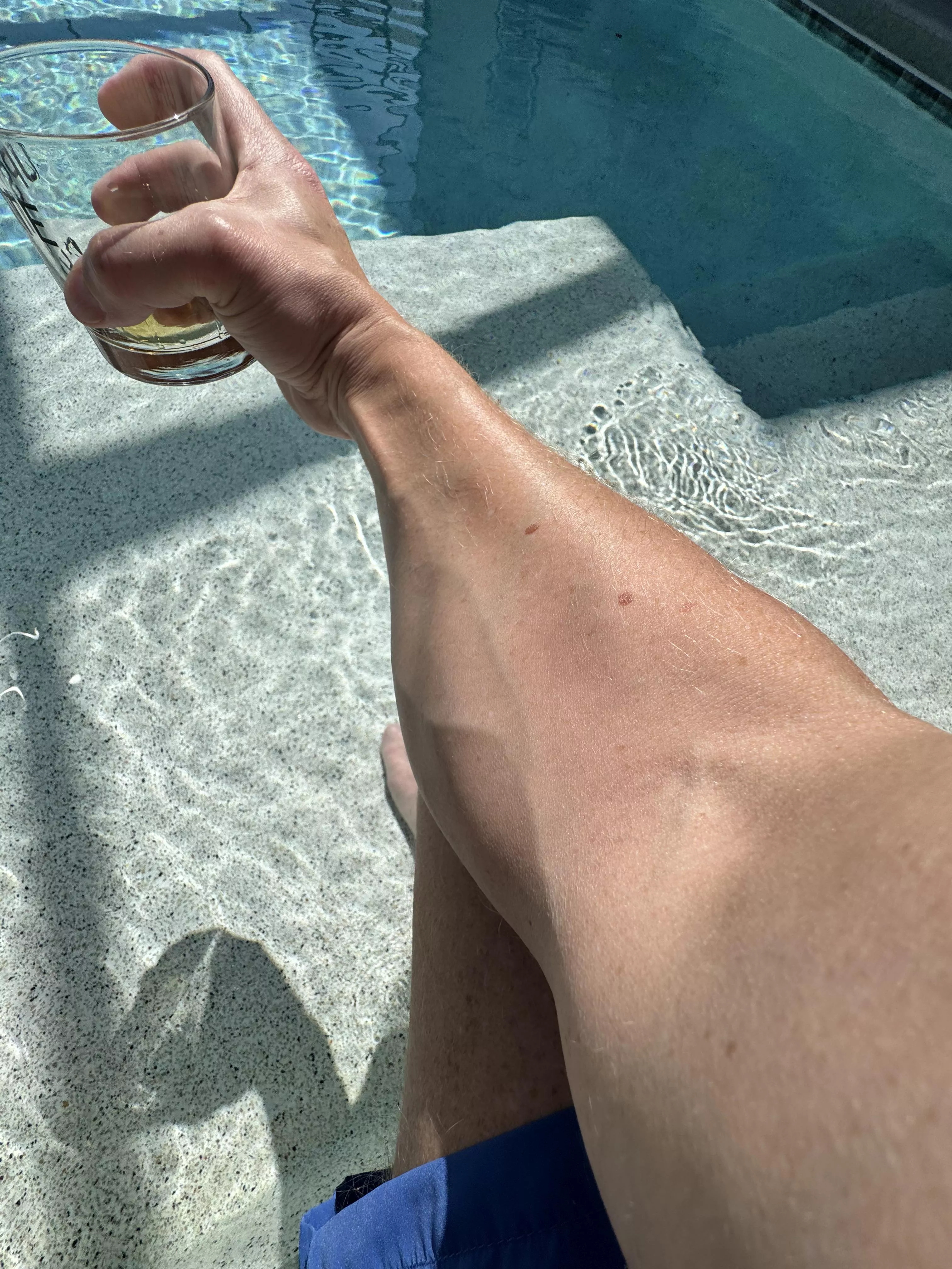 Bourbon is today’s forearm workout 