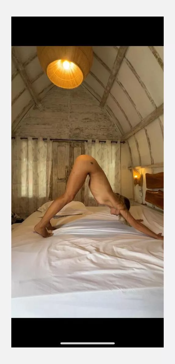 Did you ever trled bedtime yoga ? 😈