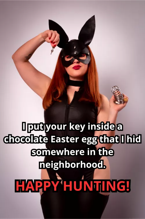 Good luck and Happy Easter!