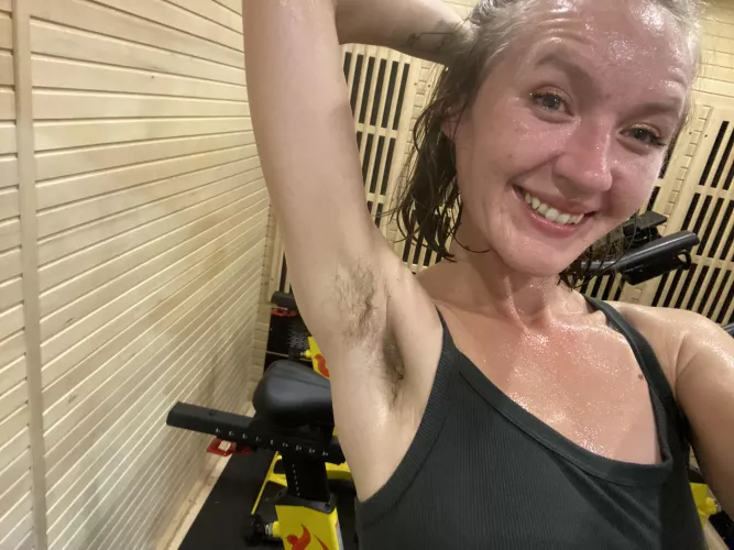 Happy, hairy and sweaty as fuck