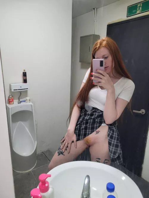 I couldn’t get past the mirror with my bush