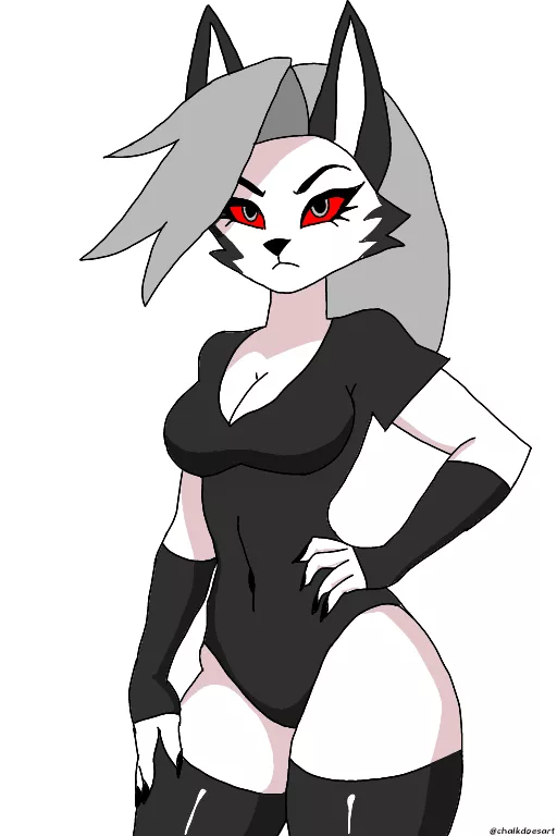 I drew Loona. I do free fursonas @chalkdoesart on Twitter.