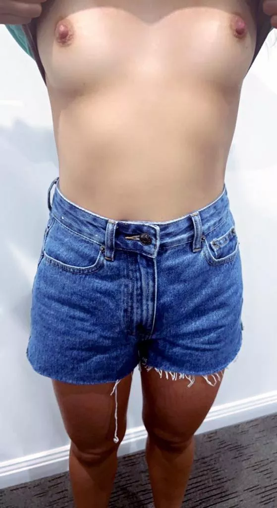 I want guys to tell me if my boobies are enough when i let you feast on them every night