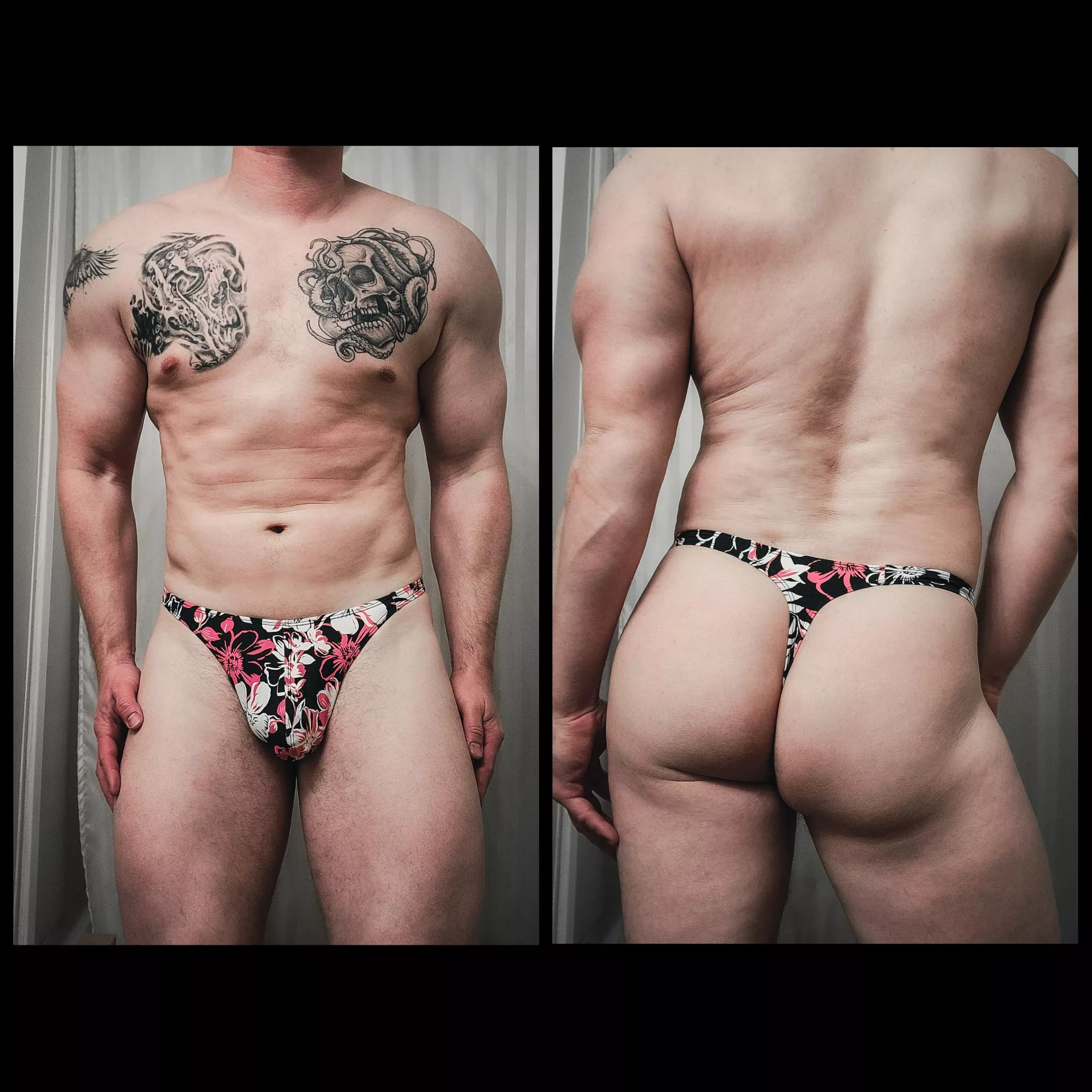 Just made this thong.  Very limited fabric left of this one, order quickly before it's gone.