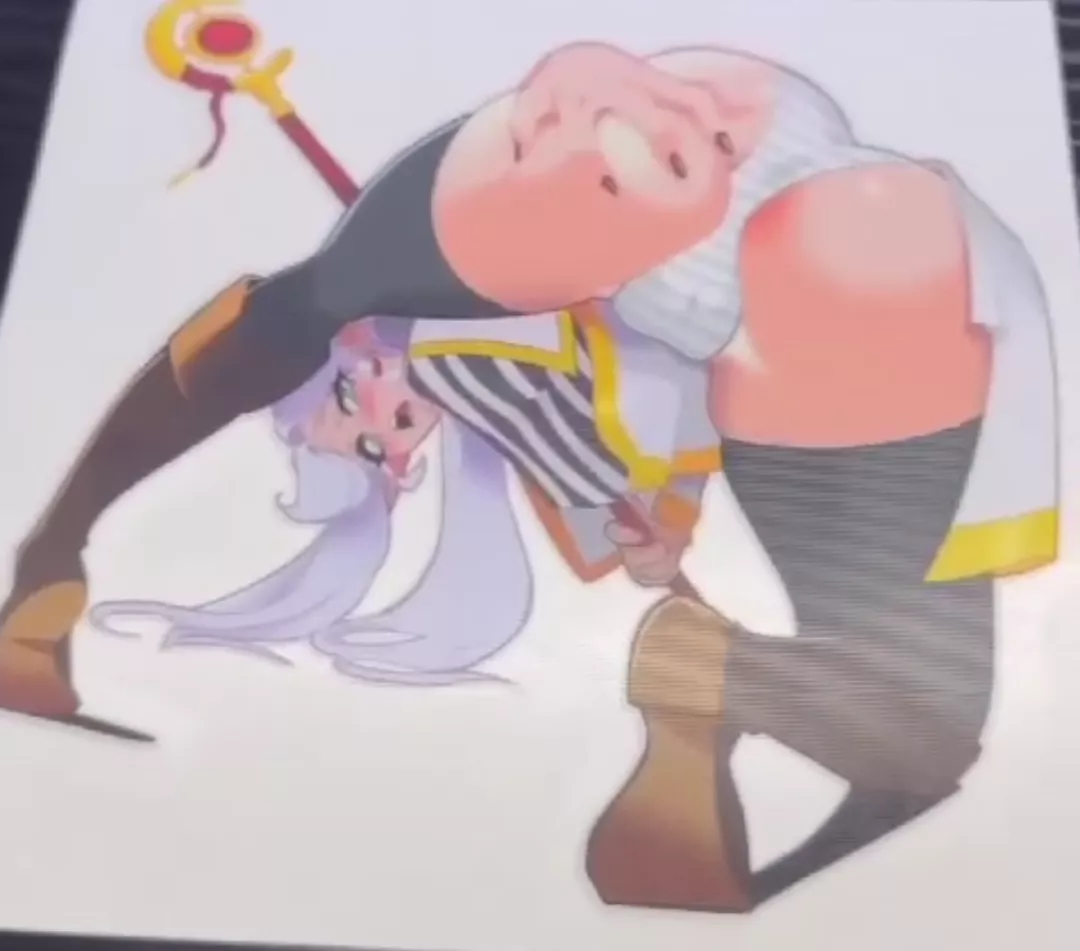 LF Color Source: Ass focus, Blush, Boots, Elf, Frieren, Looking at viewer, Panties, Staff, Stripped Panties, Sousou no Frieren, Thigh highs, Twintails