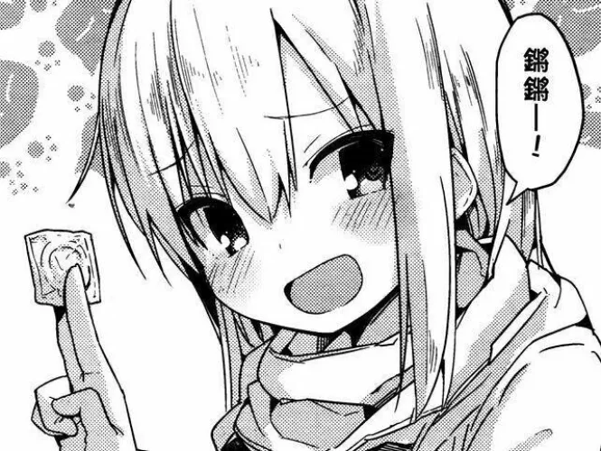 LF Mono Source: 1girl, blush, close-up, condom wrapper, face, foreign text, hair between eyes, holding condom, holding condom wrapper, open mouth, scarf, sidelocks, white hair