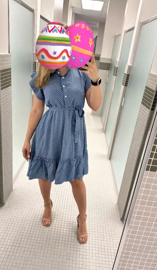 Off to church wearing no panties and a plug in my ass! 😈