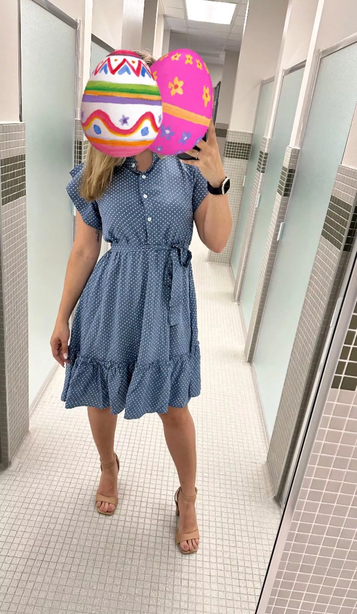 Off to church wearing no panties and a plug in my ass! 😈