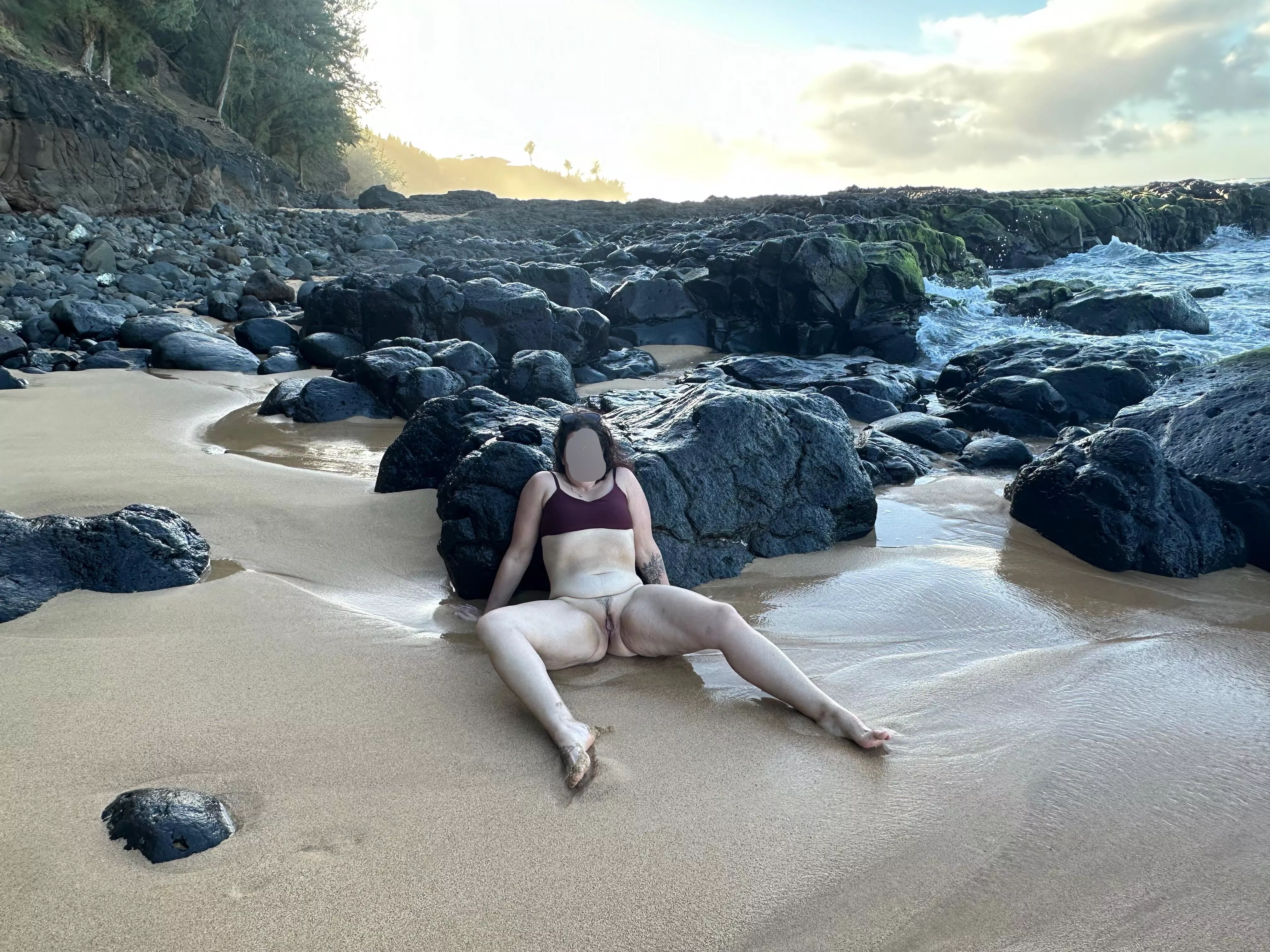 On the beach, ready for you