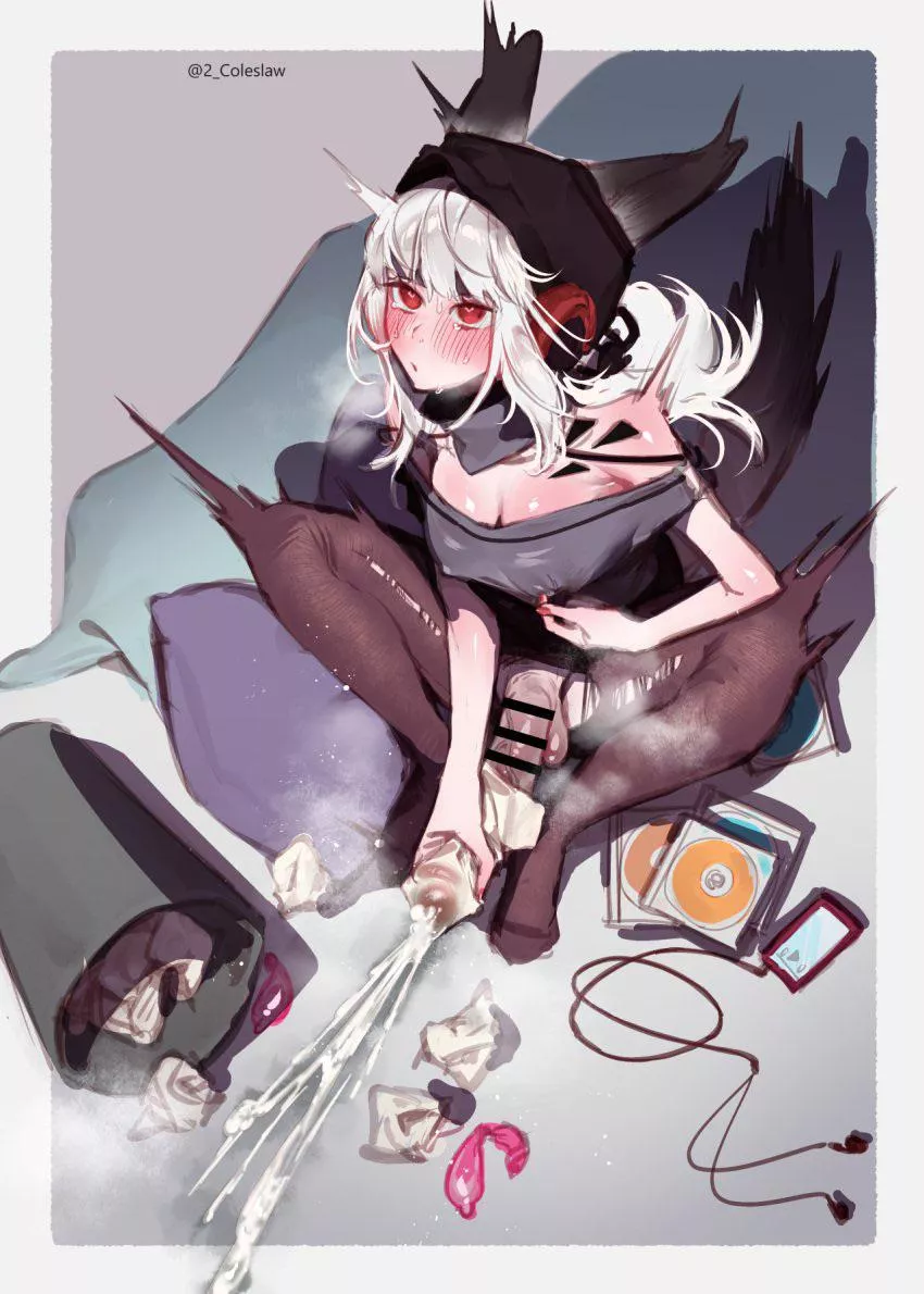 She can’t stop cuming