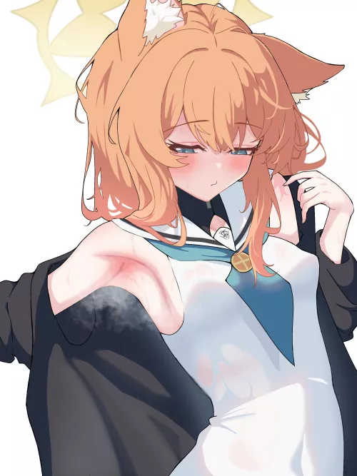 Sister Mari coats off (w4rabimochi) [Blue Archive]