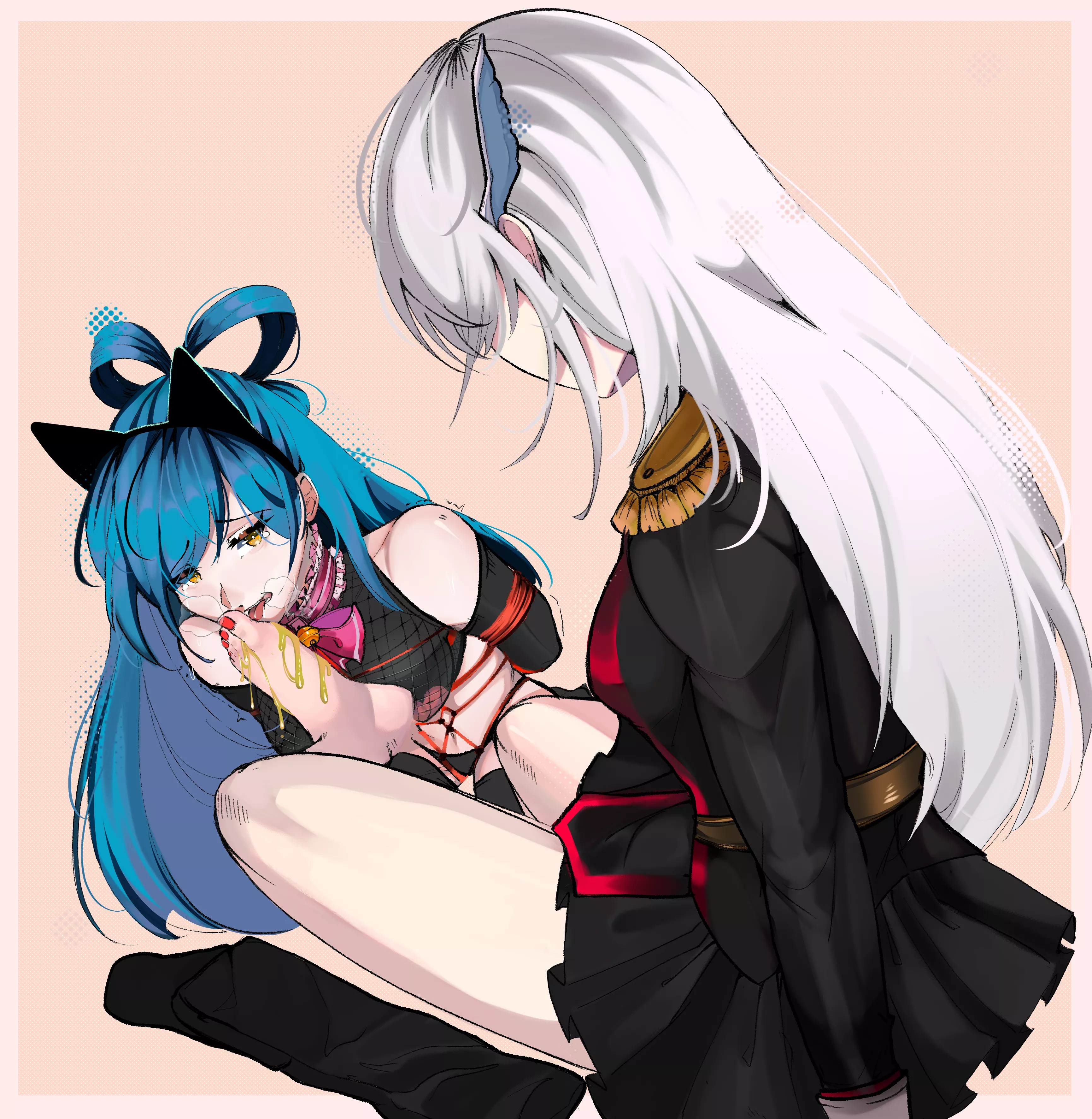 Some great lesbian bdsm action :) [chained soldier]