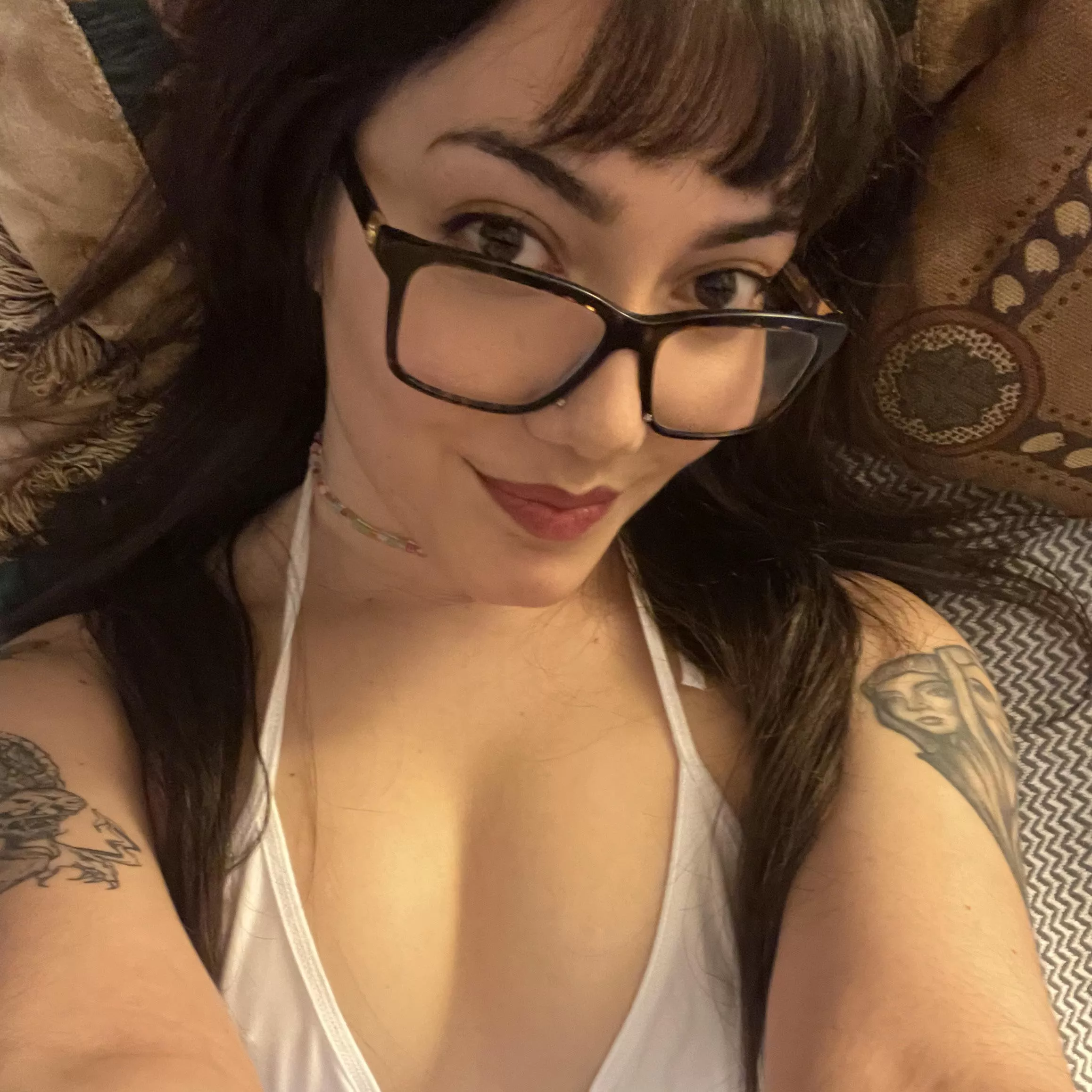 What would u say if i asked u to cum on my glasses?