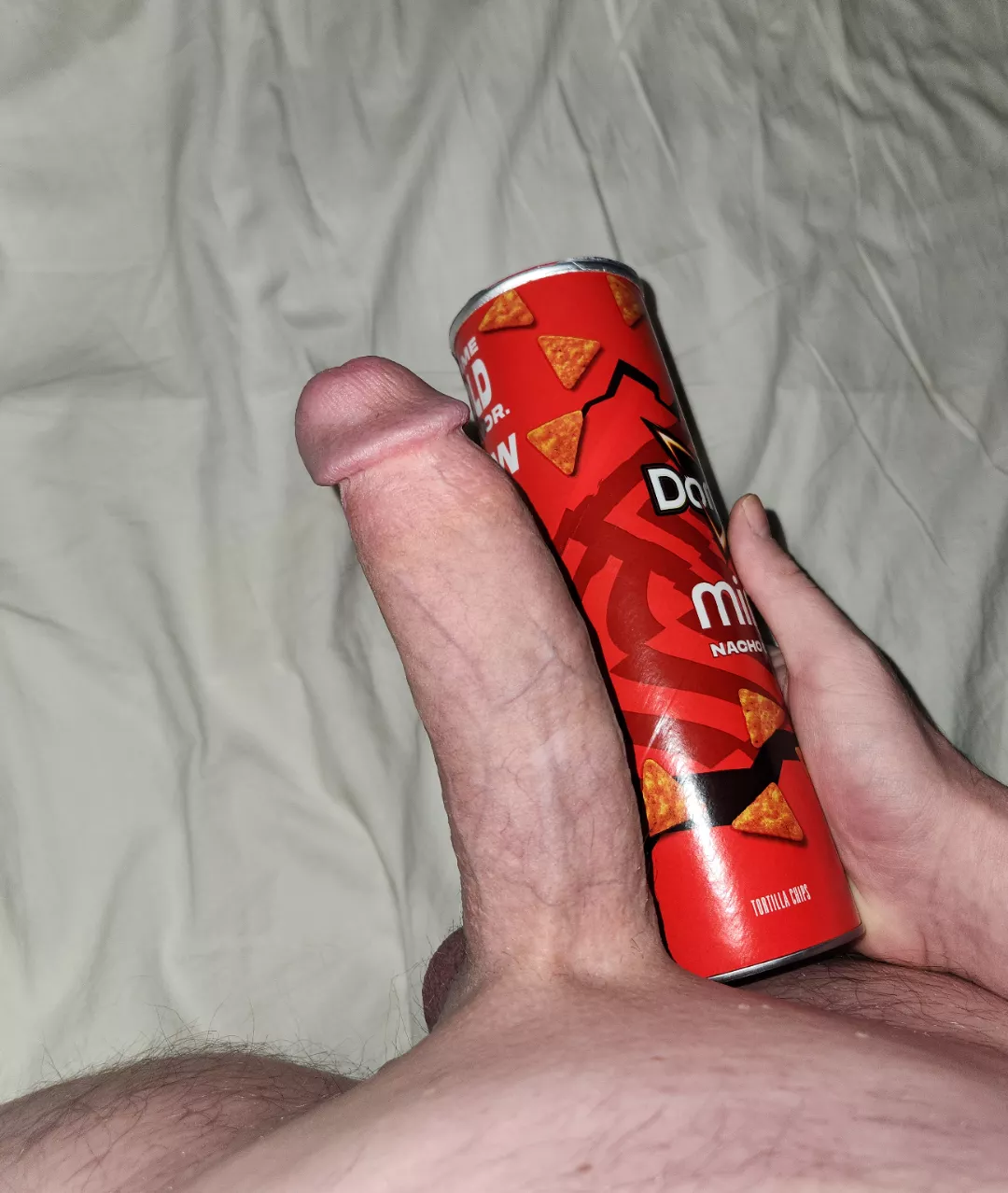 Where can we fit a Pringles sized cock
