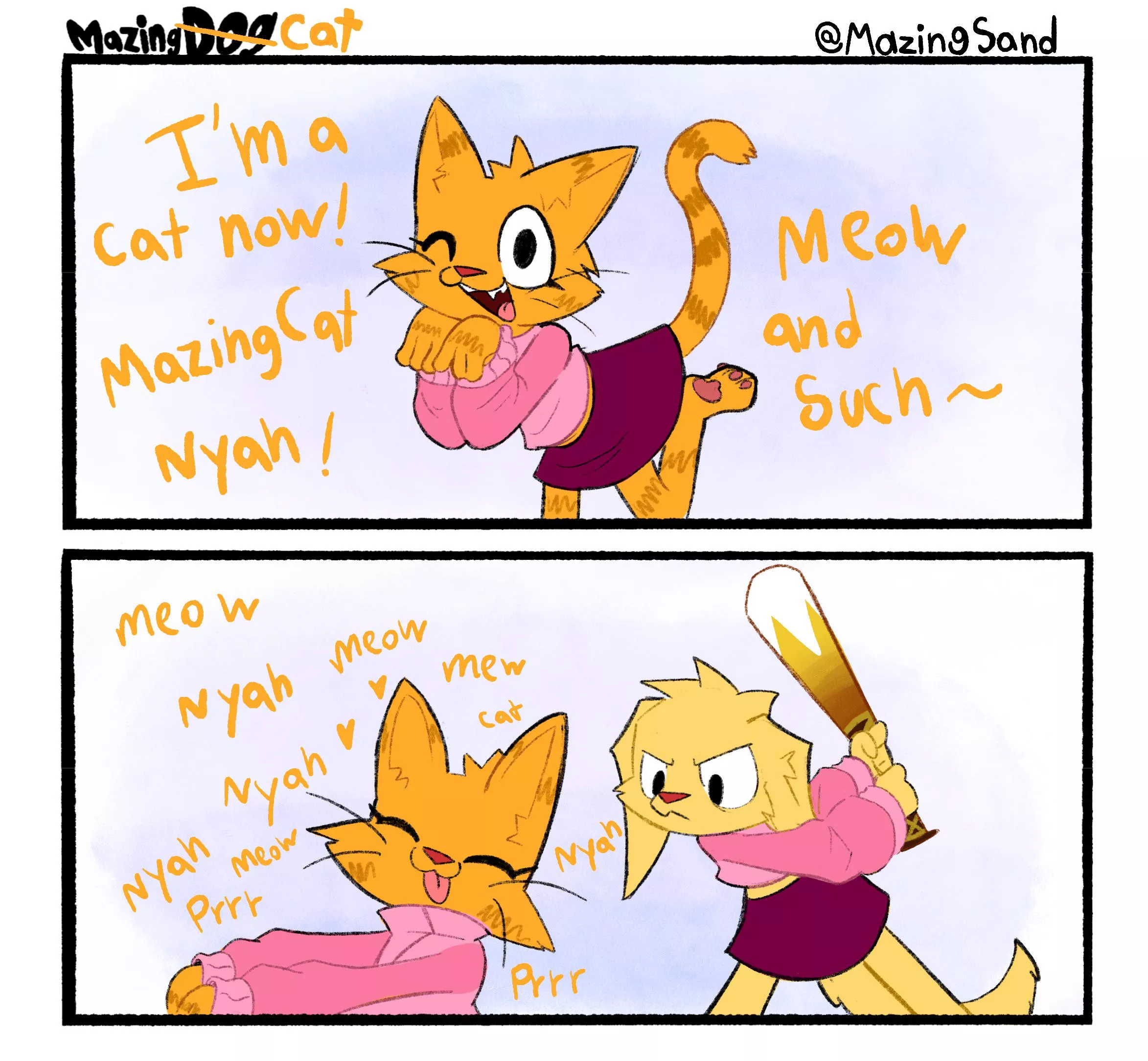 A MazingDOG COMIC!!!?! “MazingCat 2”