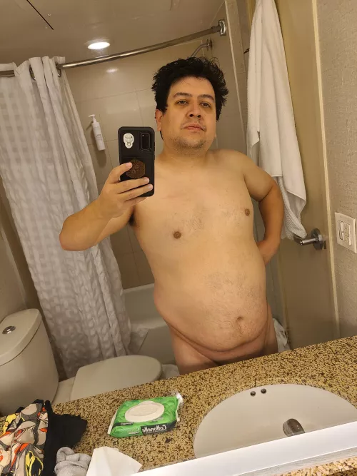 All cleaned up for the day