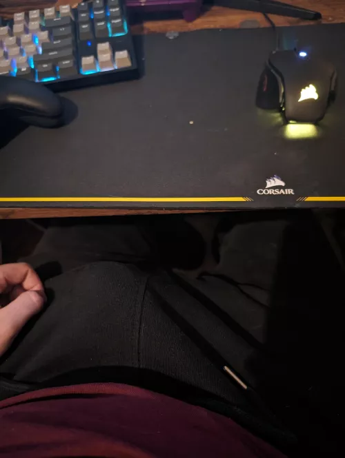 Anyone wanna help me out under the desk? ;)