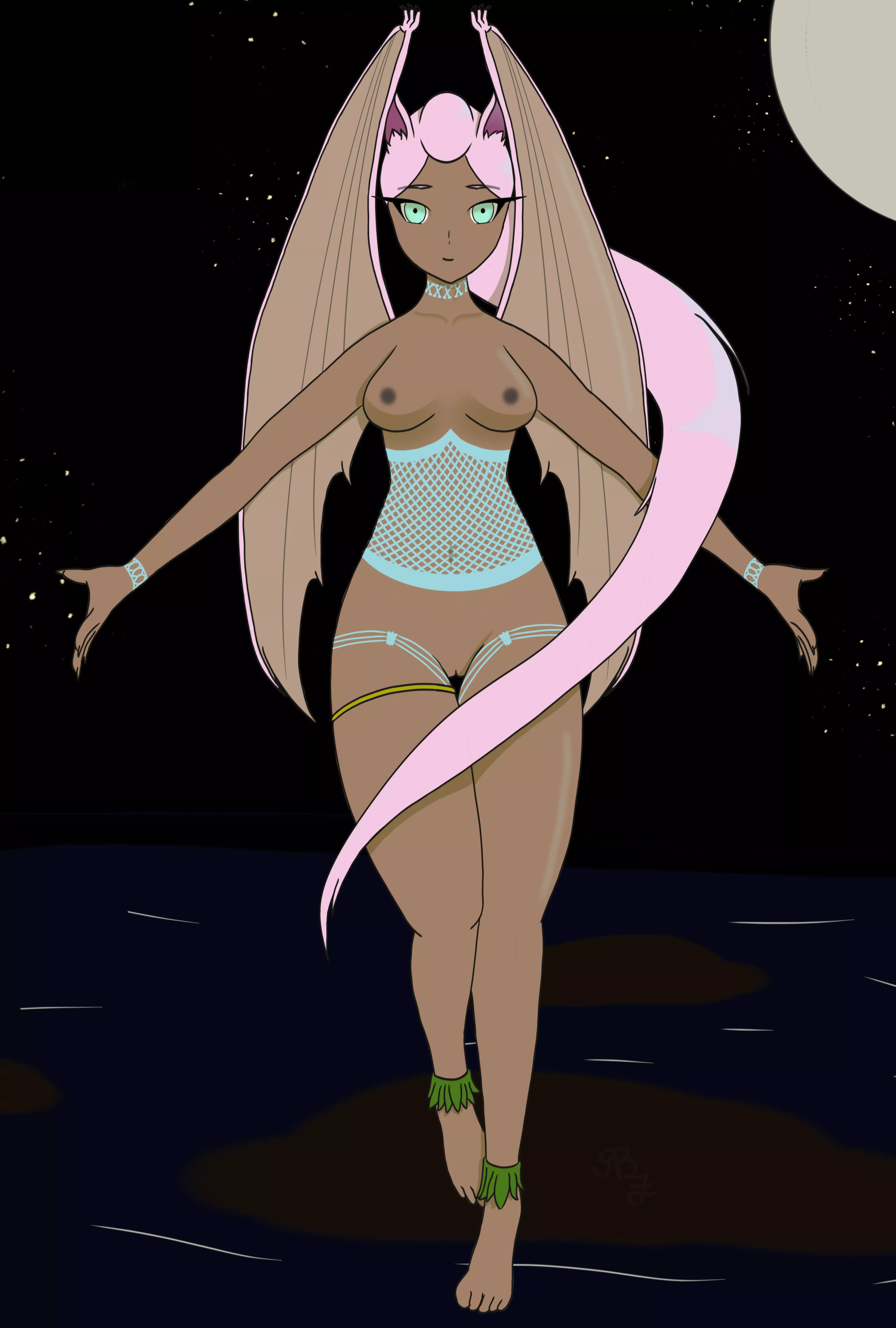 Bat Goddess waiting for her hug. (RavenBladeFashion)