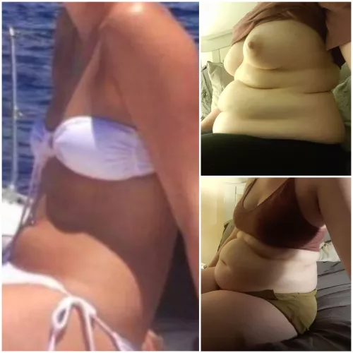 Beach body to beached whale 😅